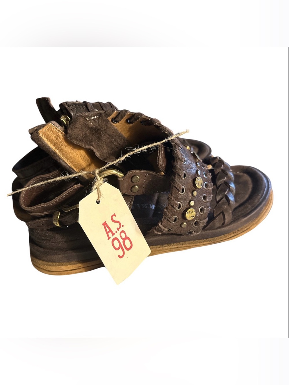 A.s.98 Sullivan Boot Sandal NWT Size 39 l Retail $330 - Picture 4 of 8